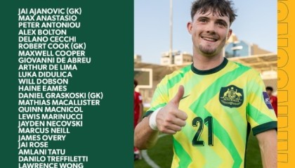 热身赛两战中国U20！澳大利亚U20名单：华裔球员黄振文在列